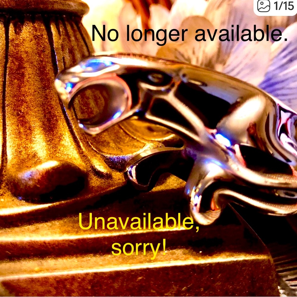 JAGUAR Hood Ornament. Preloved yet in Excellent Condition. Approx. 5in. Long.